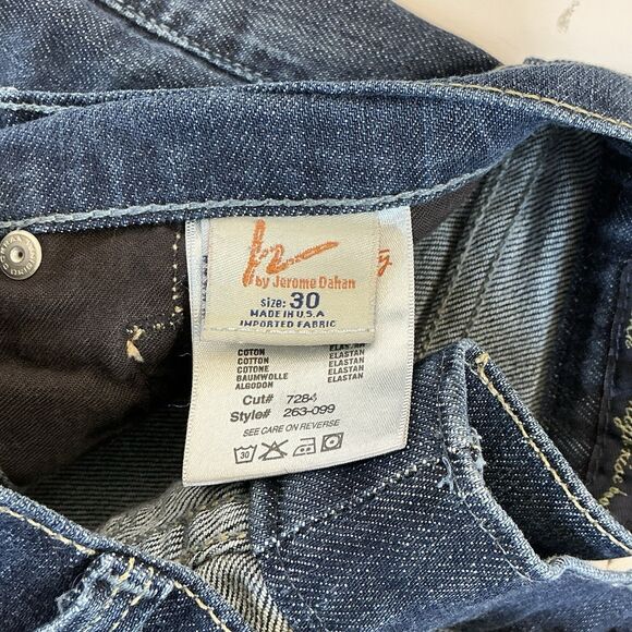 Citizens Of Humanity Jeans Women's Sz 30 Blue Amber Stretch Button Zip Boot Cut - Picture 7 of 13